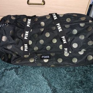 Pink travel bag